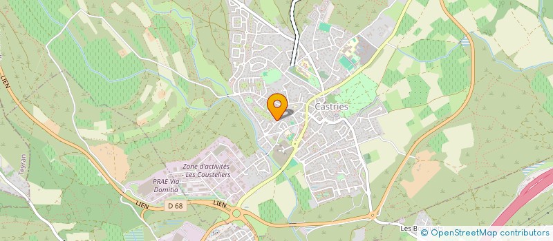 localisation de l'entreprise MADAME ARMELLE LAFOSSE  CASTRIES