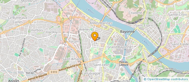 localisation de l'entreprise MADAME ARMELLE LAGADEC à BAYONNE