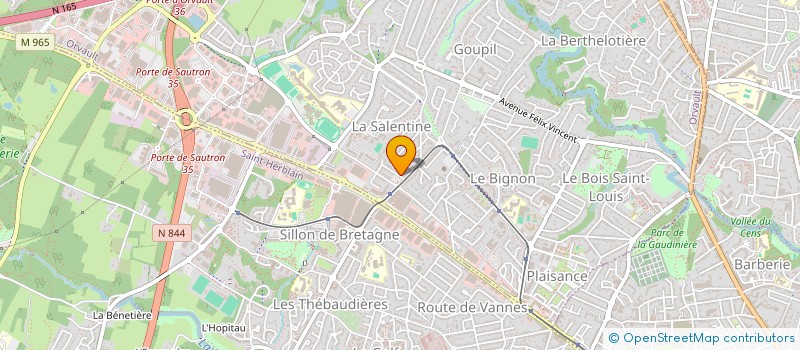 localisation de l'entreprise MADAME ARMELLE LAIGLE à ORVAULT