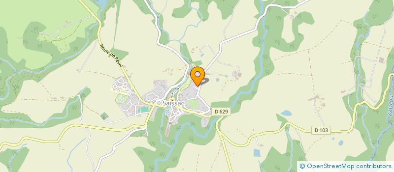 localisation de l'entreprise MADAME ARMELLE LANDAIS  SAISSAC