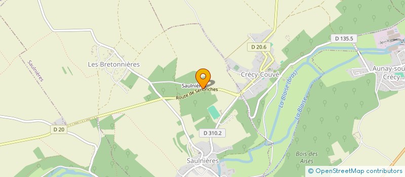 localisation de l'entreprise MADAME ARMELLE LARHER à SAULNIERES