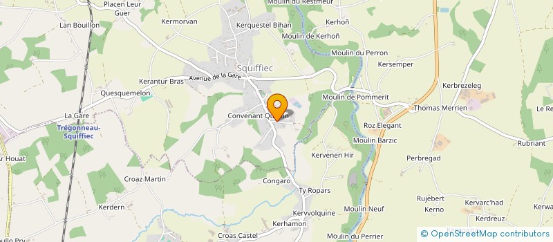 localisation de l'entreprise MADAME ARMELLE LE GUYADER  SQUIFFIEC