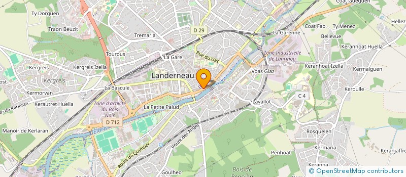 localisation de l'entreprise MADAME ARMELLE LEDAN  LANDERNEAU