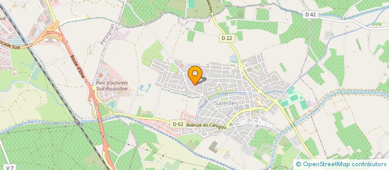 localisation de l'entreprise MADAME ARMELLE LEFEBVRE à SALEILLES