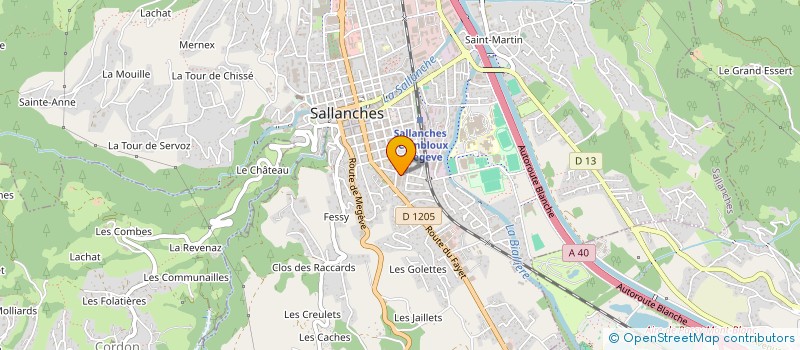 localisation de l'entreprise MADAME ARMELLE LOYANT à SALLANCHES