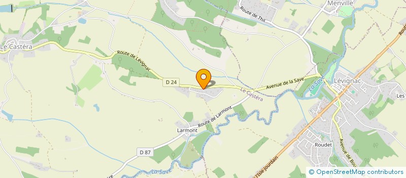 localisation de l'entreprise MADAME ARMELLE MAGUER  LE CASTERA