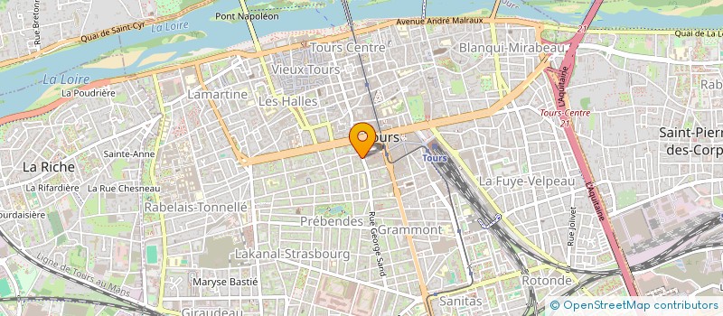 localisation de l'entreprise MADAME ARMELLE MARIE AURORE JOLY  TOURS