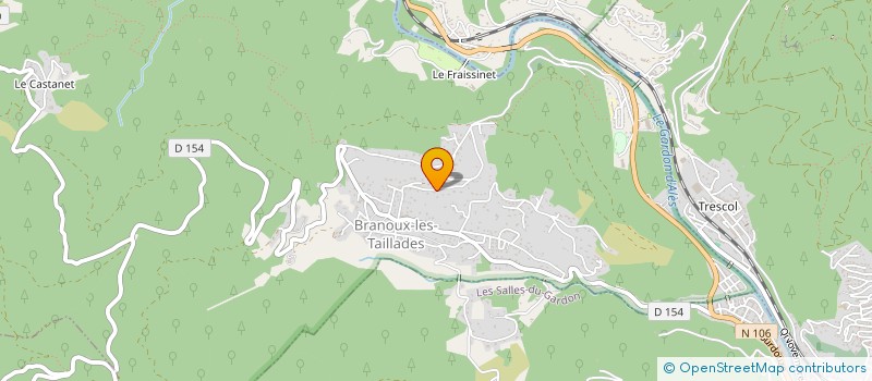 localisation de l'entreprise MADAME ARMELLE MEJEAN  BRANOUX-LES-TAILLADES