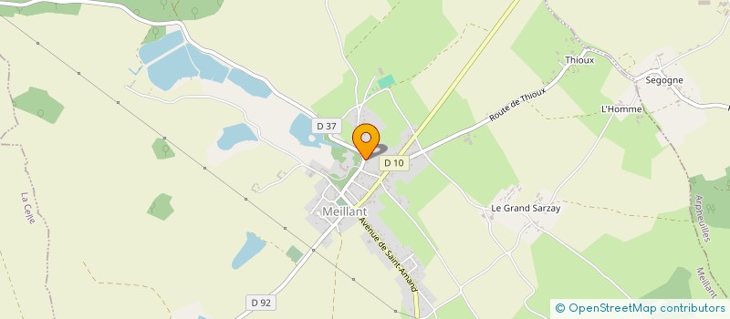 localisation de l'entreprise MADAME ARMELLE MILLET  MEILLANT