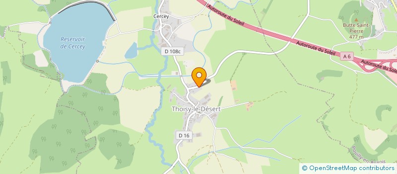 localisation de l'entreprise MADAME ARMELLE MINELLI  THOISY-LE-DESERT