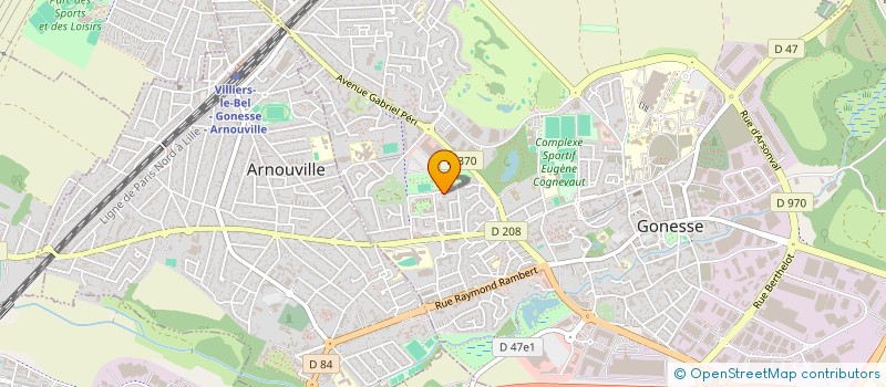 localisation de l'entreprise MADAME ARMELLE MISAMBO EMVULI à GONESSE