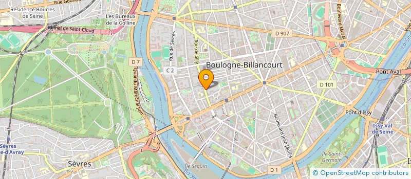 localisation de l'entreprise MADAME ARMELLE MORIN à BOULOGNE-BILLANCOURT