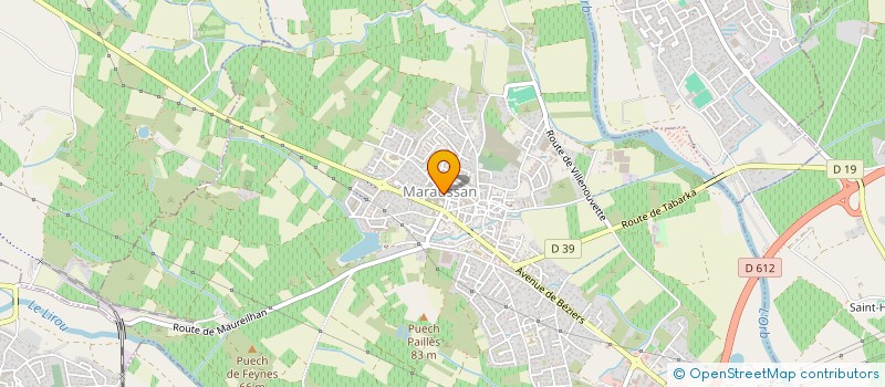 localisation de l'entreprise MADAME ARMELLE MOUGIN  MARAUSSAN