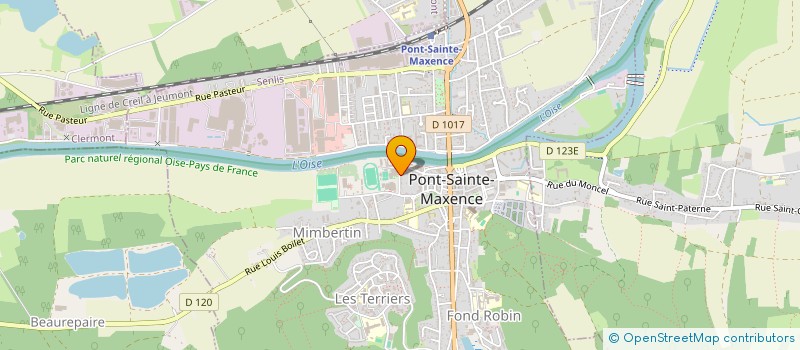 localisation de l'entreprise MADAME ARMELLE NAMUR à PONT-SAINTE-MAXENCE