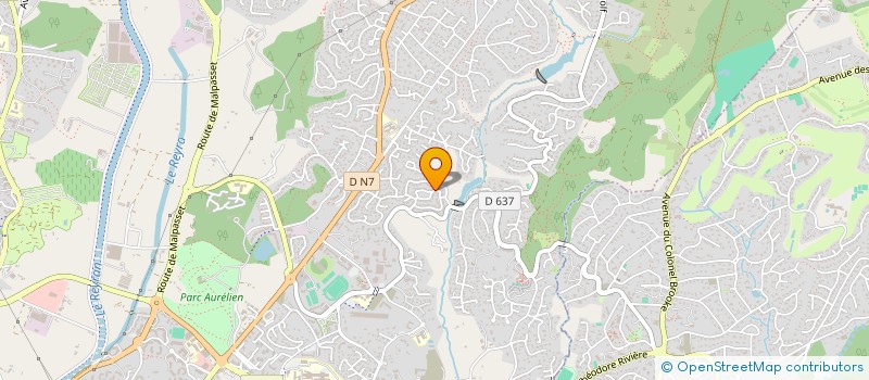 localisation de l'entreprise MADAME ARMELLE O BRIEN à FREJUS