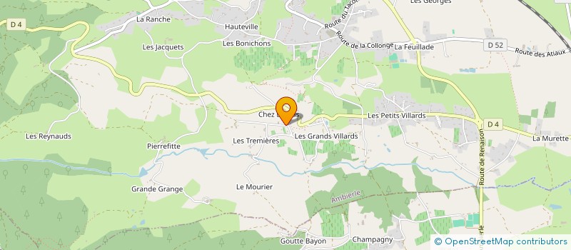 localisation de l'entreprise MADAME ARMELLE OUTTERS  AMBIERLE