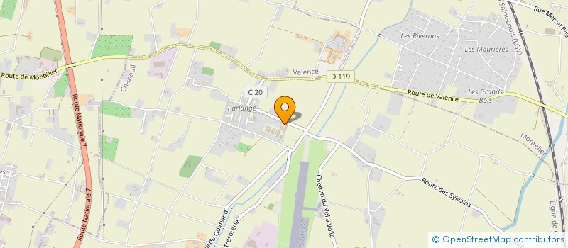 localisation de l'entreprise MADAME ARMELLE PALETTO à CHABEUIL