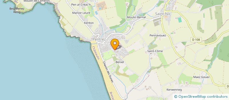 localisation de l'entreprise MADAME ARMELLE PENGUILLY  SAINT-NIC