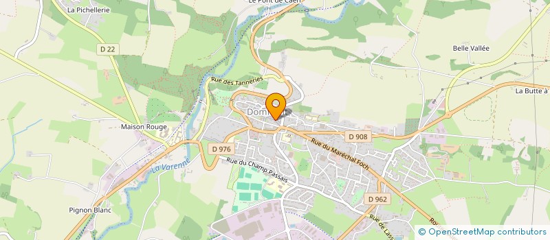 localisation de l'entreprise MADAME ARMELLE PICHARD à DOMFRONT-EN-POIRAIE