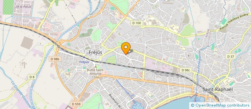 localisation de l'entreprise MADAME ARMELLE PREDY à FREJUS