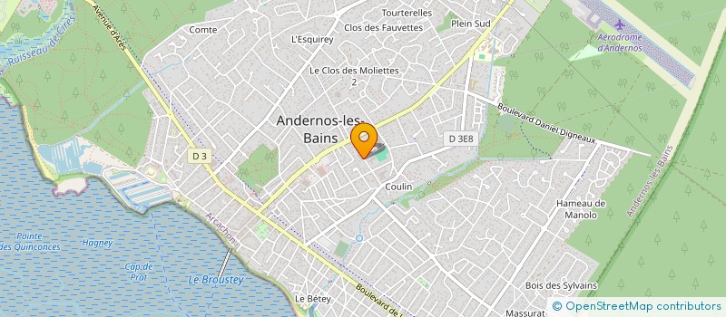 localisation de l'entreprise MADAME ARMELLE PRINCE  ANDERNOS-LES-BAINS