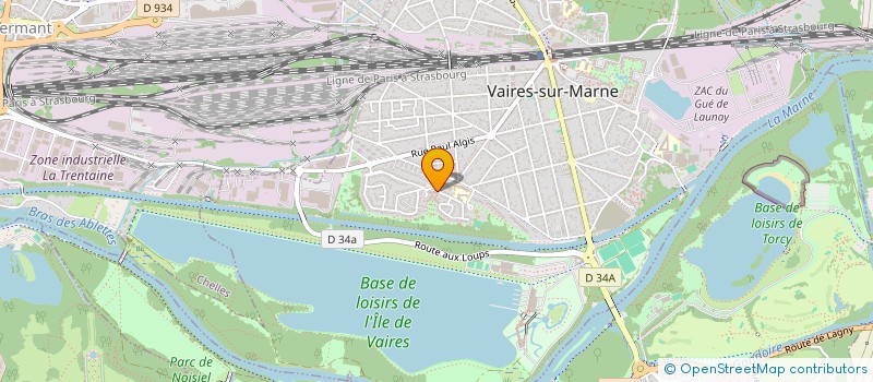 localisation de l'entreprise MADAME ARMELLE QUINTIN à VAIRES-SUR-MARNE