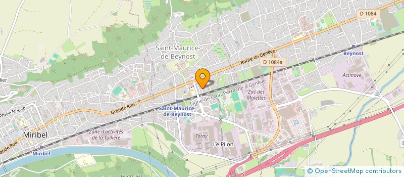 localisation de l'entreprise MADAME ARMELLE REY  SAINT-MAURICE-DE-BEYNOST