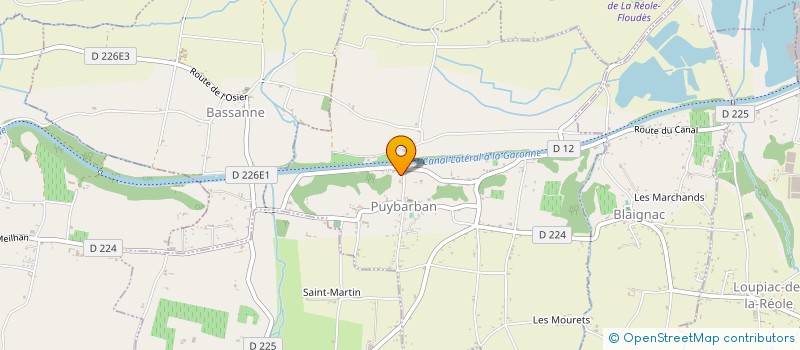 localisation de l'entreprise MADAME ARMELLE SAINT MARC  PUYBARBAN