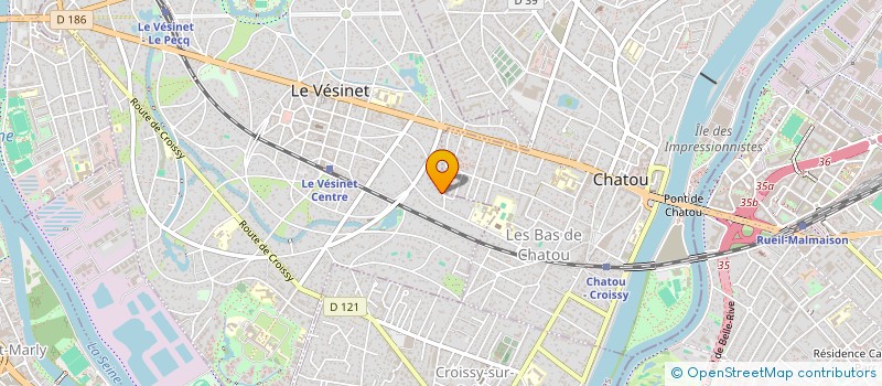 localisation de l'entreprise MADAME ARMELLE SAINT RAYMOND  LE VESINET