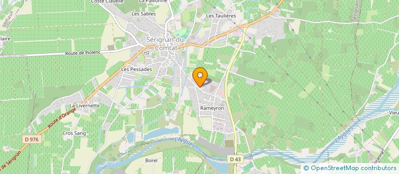 localisation de l'entreprise MADAME ARMELLE SENEZ  SERIGNAN-DU-COMTAT