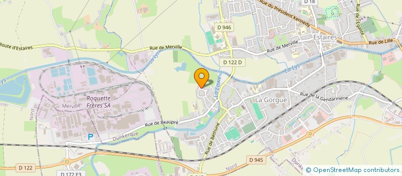 localisation de l'entreprise MADAME ARMELLE SENGEZ  LA GORGUE