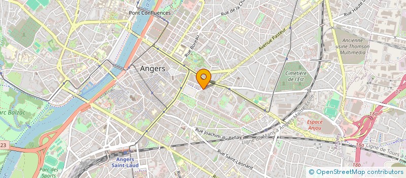 localisation de l'entreprise MADAME ARMELLE THIBAUDAULT à ANGERS