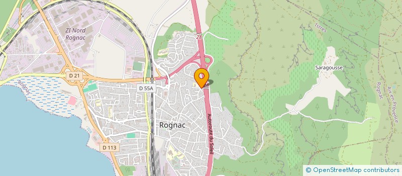 localisation de l'entreprise MADAME ARMELLE TISLER  ROGNAC