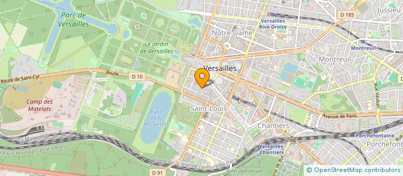 localisation de l'entreprise MADAME ARMELLE TOUBLANC à VERSAILLES