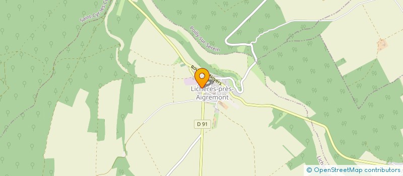 localisation de l'entreprise MADAME ARMELLE TRICON à LICHERES-PRES-AIGREMONT