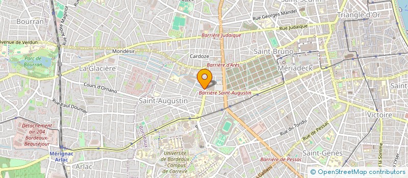 localisation de l'entreprise MADAME ARMELLE TRILLAUD  BORDEAUX