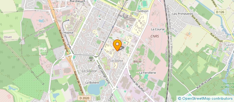 localisation de l'entreprise MADAME ARMELLE VERMET à ORLEANS