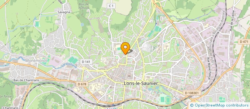 localisation de l'entreprise MADAME ARMELLE VUILLEMEY  LONS-LE-SAUNIER