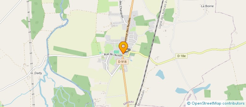 localisation de l'entreprise MADAME ARMELLLE DEFAUW  MEREAU