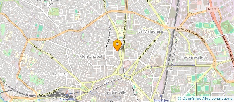 localisation de l'entreprise MADAME ARMIDA BURDIN à DIJON