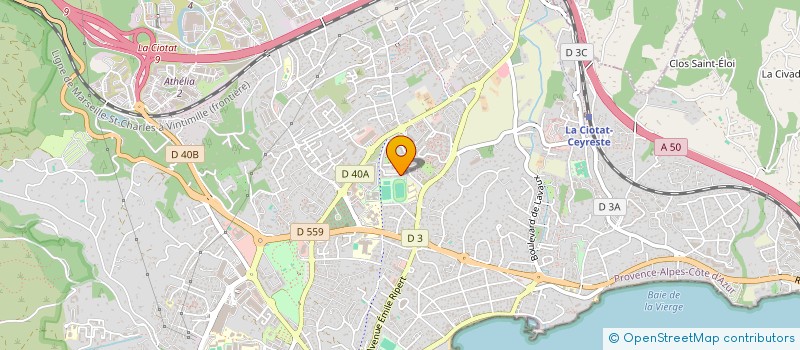 localisation de l'entreprise MADAME ARMINCUTA-CASIANA PINTEA  LA CIOTAT