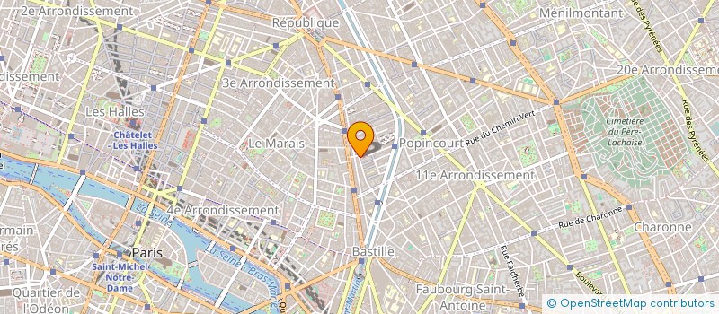 localisation de l'entreprise MADAME ARMINDA BATISTA  PARIS