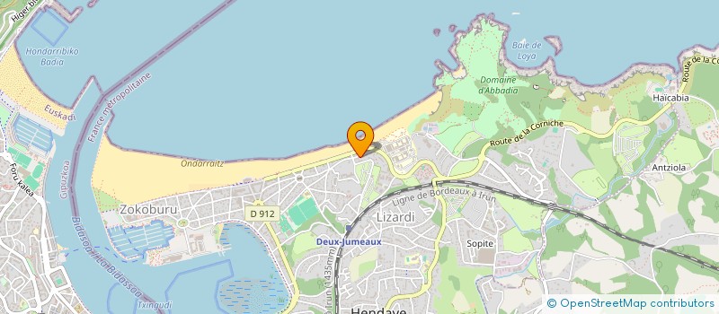 localisation de l'entreprise MADAME ARMINDA MARRERO GARCIA  HENDAYE