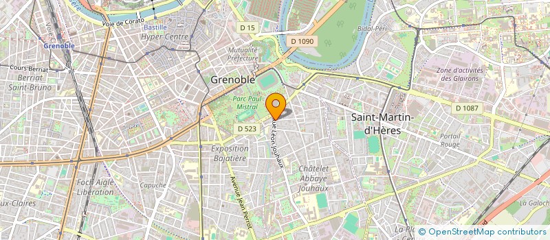 localisation de l'entreprise MADAME ARMINDA MIRANDA  GRENOBLE