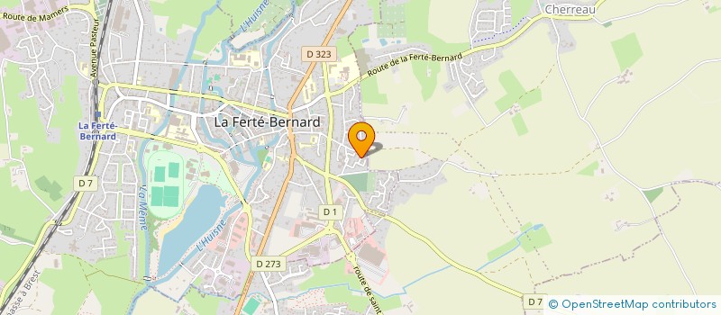 localisation de l'entreprise MADAME ARMONY CORDIER  LA FERTE-BERNARD