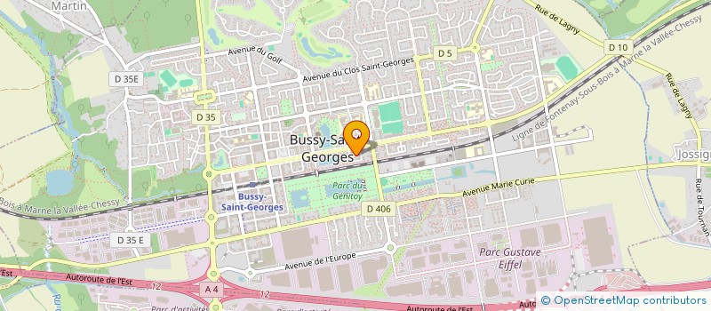 localisation de l'entreprise MADAME ARMONY LAGRIVE  BUSSY-SAINT-GEORGES