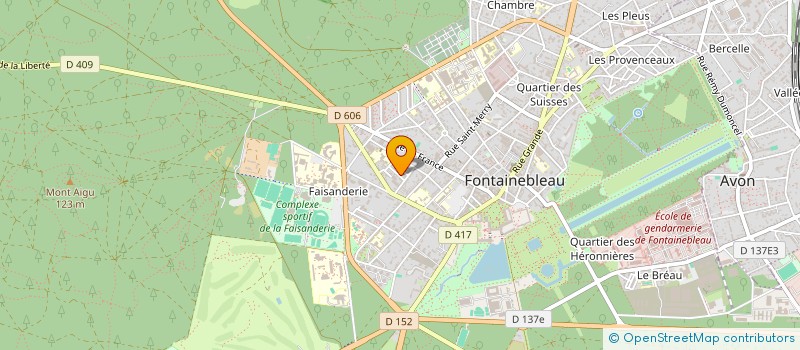 localisation de l'entreprise MADAME ARMONY MASSET  FONTAINEBLEAU