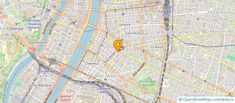 localisation de l'entreprise MADAME ARNAUD BRICE KUZMENKO  LYON