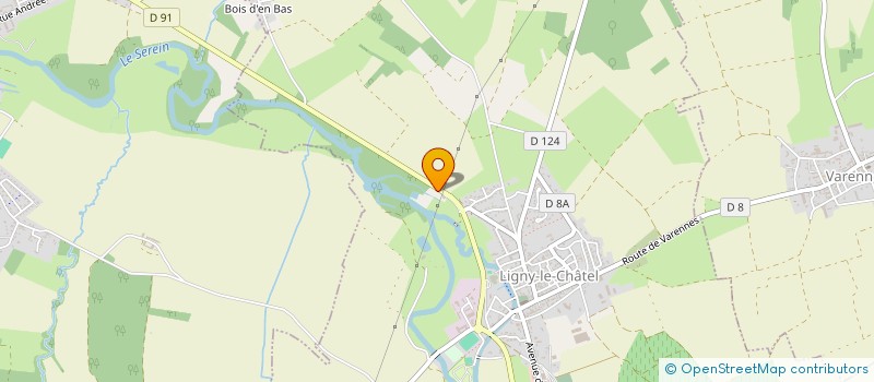 localisation de l'entreprise MADAME ARNELA RAMULIC  LIGNY-LE-CHATEL