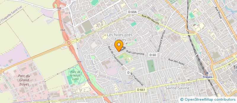 localisation de l'entreprise MADAME AROA ABRANTE ORTIZ  SAINTE-SAVINE